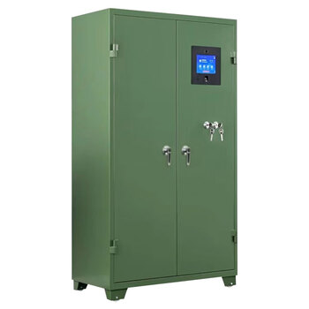 Yizhouxing g1800 all-steel intelligent zero-bullet cabinet built-in 4 counting drawers 8-inch display military green height 1800mm width 1100mm depth 550mm military green height 1800mm width 1100mm depth 550mm 400kg