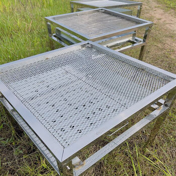 Brangdy yunnan heightened drawer stove portable carbon fire bbq grill increased drawer bbq table 60*60 (strip)