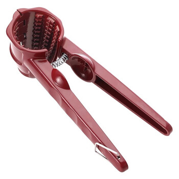 He jiagong german multifunctional walnut opener artifact household nut shelling tool pliers labor-saving shell opener special clip 1 red (free walnut needle)