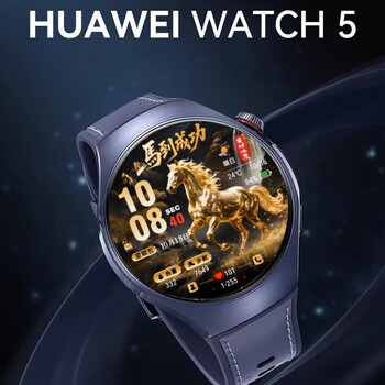 Huawei birthday gift huawei watch watch5 smart sports watch ai fingertip blood oxygen health monitoring independent call blood pressure blood sugar assessment goddess valentine's day gift official original watch5 46mm galaxy purple large watch fashion new product