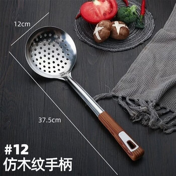 Tuojin extra thick 316 stainless steel large, medium and small colander kitchen household food grade large colander for mixing noodles and dumplings extra thick 12cm colander