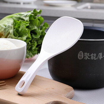 Shantou lincun rice spoon plastic long-handled rice spoon spatula electric rice cooker rice spatula household soup spoon rice spoon rice spatula no specifications
