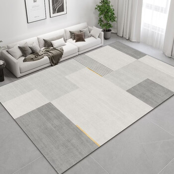 Fantasy carpet living room coffee table blanket new light luxury high-end home sofa bedroom room bedside tianjin floor mat light luxury 12 80x160 cm (environmentally friendly and no odor)
