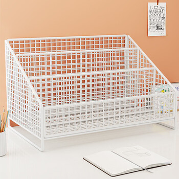 Fantasy children's bookshelf desktop book storage box desk storage rack table bedside baby reading small picture book shelf black medium size