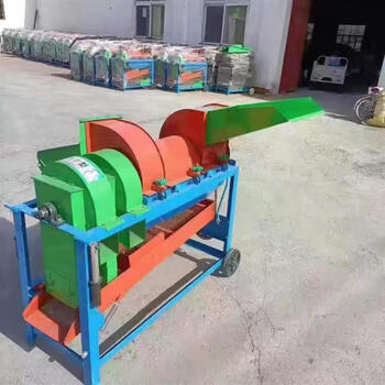 Huili multi-functional threshing machine, small corn husk, soybean, sorghum and millet fully automatic tearing and peeling machine, 1000 type ordinary single fan, single machine does not come with a motor