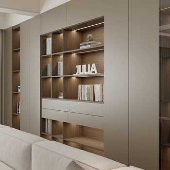 Zhong zhang gu lia whole house customized wardrobe package whole house wardrobe tv cabinet effect display modern simple style get store quotation installation with doors and cabinets