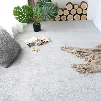 Fantasy bedroom bedside carpet balcony living room coffee table corridor girls office room entrance floor mat customized full floor wash light gray 60x160 cm