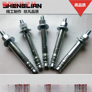 Kaitong customized rear bottom expansion mechanical anchor self-cutting expansion bolt standard earthquake-resistant heavy-duty screw 8m10m12m16m2 m24x300mm (single tube expansion)*10 pcs