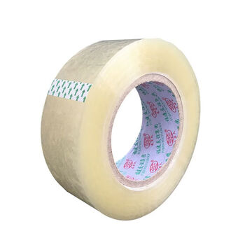 Clcey transparent tape 45 wide sealing glue express packaging special tape sealing yellow glue 5 rolls thickened one box of transparent tape 4 points 4 wide 42 rolls