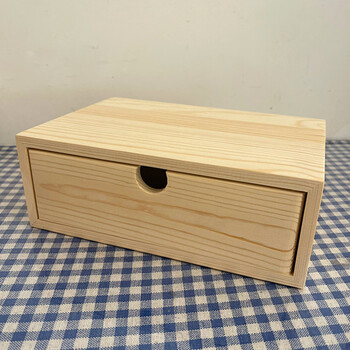 Fantasy desk multi-layer drawer storage box product storage cabinet bedside dormitory storage box walnut color single layer