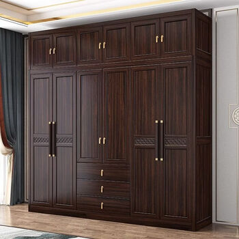 Yamaika wardrobe bedroom storage wardrobe six-door wardrobe