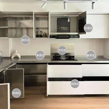 Yusenyi integrated cabinets home stove countertops old integrated cabinets renovated and customized final payment