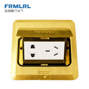 Shantou lincun french socket five-hole telephone computer panel socket waterproof and dustproof pop-up five-hole socket