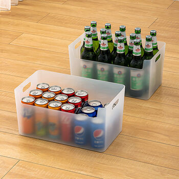 Fantasy beer storage basket rectangular bar wine frame ice bucket bistro wine portable basket beverage box large beige