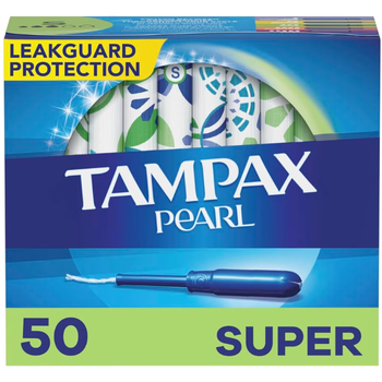 1tampax pearl catheter tampons mixed pack non-leaking menstrual sanitary napkins 96 count upgraded large flow 50 count