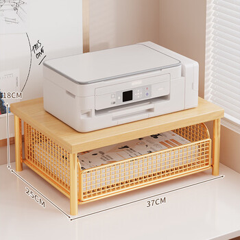 Yusenyi cup holder cup storage rack dining table teacup sideboard coffee machine placement rack high-end light luxury water cup single-layer drawer style gold rack + wood color