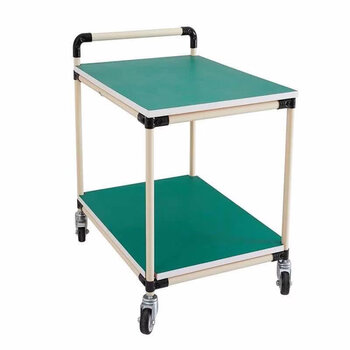 Xiaobaiya mobile tool cart factory cart material turnover cart aging rack with trolley 400*400*700mm second floor