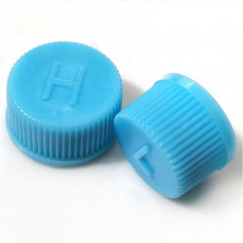 Clcey hyundai kia car air conditioner r134a pure copper valve cover high and low pressure fluorine valve dust-proof plastic cap plastic pair
