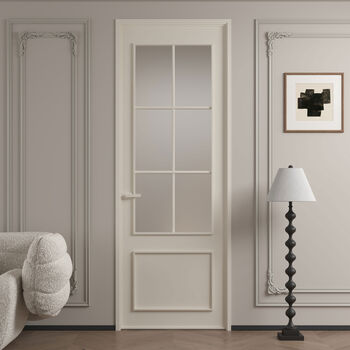 Clcey wood is made of wood, extremely narrow aluminum alloy french clad old steel window door bathroom toilet internet celebrity flat door wood grain color aluminum alloy 3 point 0 profile thickness skin white