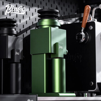 Bincoo square box electric grinder dm10 steel core italian hand-pour all-purpose coffee bean grinder grinder official authentic olive green free powder beater + static spray + brush