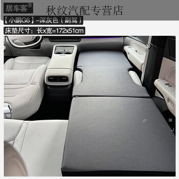 Gongma xpeng g6g9p7+ car travel foldable mattress for self-driving and noon sleeping padded front and rear sleeping pads xpeng g6-dark gray passenger xpeng g6