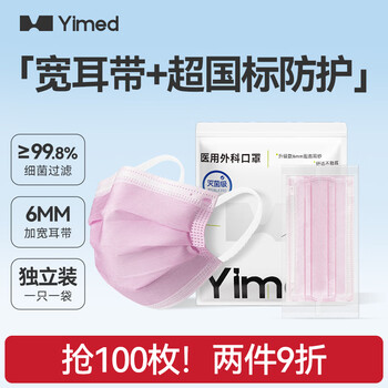 Medical masks disposable independent packaging regular medical surgical sterilization grade high-value female adult winter cold protection and breathable