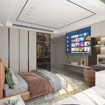 Zhong zhang guo ou boli's customized bedroom wardrobe with flat door cloakroom, clothing storage cabinet and locker. ou boli's customized bedroom wardrobe with flat door cloakroom. customized deposit. please pay in advance. 1 square meter.