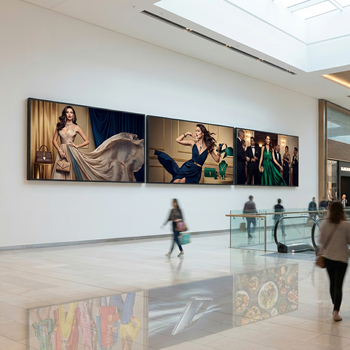 Tcl store tv 55-inch horizontal and vertical all-in-one machine can be hung and wall-mounted advertising screen tv milk tea shop supermarket catering shopping mall display pid55p30x 55-inch three-screen free installation 55p30x*3 wall-mounted