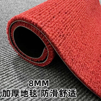 Pupan entrance door floor mat, door carpet, commercial office, large area, soundproofing, bedroom and living room, full anti-slip mat, light gray, about 6 mm thick, 60x260cm