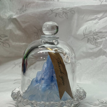 Shantou lin village, second from left, said handmade old tree atmosphere sandwich ice atmosphere candle birthday gift decoration ice blue dream flavor blue wind chime + gift box