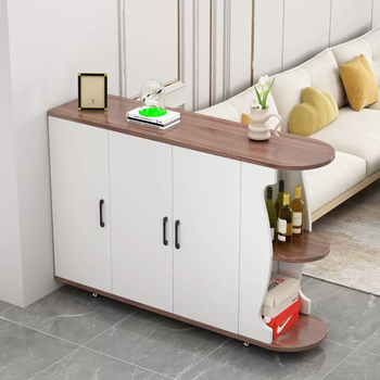 Yusenyi home bar table small apartment guest restaurant entrance double-sided partition cabinet sofa side cabinet side cabinet shelf removable customized contact customer service only delivery self-installation