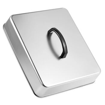 Fantasy street griddle lid rectangular lid square pot lid teppanyaki lid small teppanyaki lid 28x22x6.6
