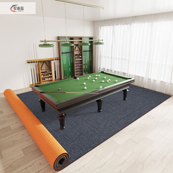 Xinjinngle billiards carpet household indoor table floor soundproofing and shock absorbing mat full floor soundproofing large area full floor mat gray tpe single stripe 6mm width 220cm how many meters long (whole piece)