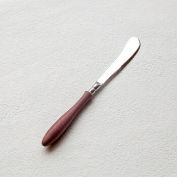 Ywzr german imported quality retro wooden handle western food knife, fork and spoon set spoon coffee spoon dessert spoon 304 stainless steel table knife