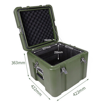 1+ rotomolding box outdoor vehicle storage tool equipment equipment storage box earthquake rescue war preparation material box upgrade 424236 empty box