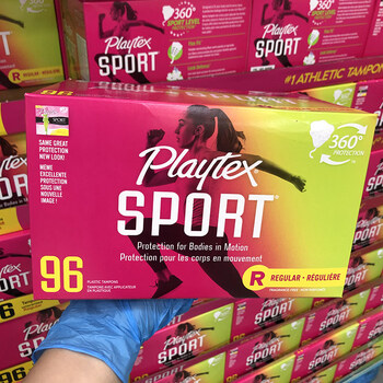 Changfujing spot canadian playtex sport sports tampons with large flow 18 pcs 36 pcs for sale 10 pcs s+