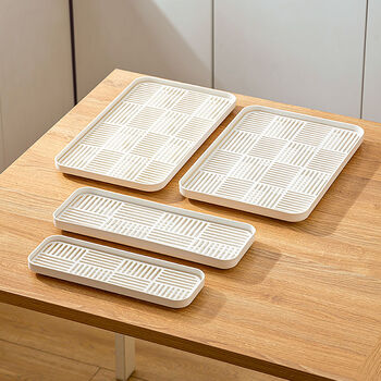 Fantasy drain tray water cup storage rack cup drain rack coffee cup mug tea cup storage rack medium long strip pink orange