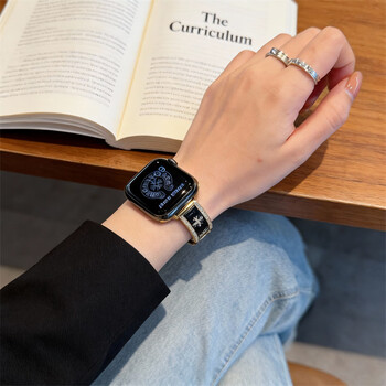 Sae women's smart watch 2026 new s10 multifunctional message phone synchronization cro zinc inlaid diamond and leather sports bracelet valentine's day birthday gift for girlfriends mini cro zinc inlaid diamond and leather black gold added wechat dual payment + wechat reply