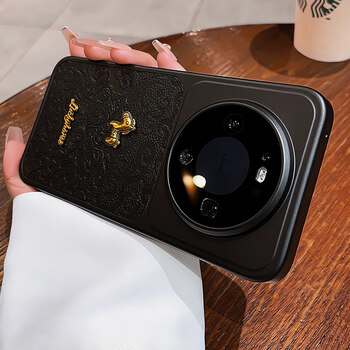 Mianyang suitable for huawei mate60pro new mobile phone case mate80promax year of the horse all-inclusive anti-fall mate70pro advanced huawei mate80 mobile phone case leather orange obsidian black + pony three-dimensional skin texture * make money immediately * anti-dirty and anti-fall huawei mate 70