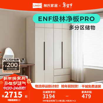 Lin's home finished wardrobe bedroom home storage locker wardrobe enf grade optional large wardrobe simple cabinet oi9d enf grade main material | four doors 1.6 meters (height 2.4 meters) b1+c1