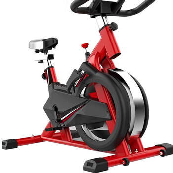 Shantou lincun spinning home silent indoor all-inclusive sports self-propelled smart game app gym cross-border aerobic instrument luxury model - red + heart rate