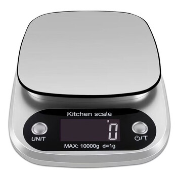 Yonghuan ch305 stainless steel food scale household kitchen baking scale medicinal scale electronic scale tea scale high precision 10kg1g silver
