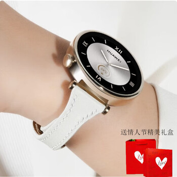 Huawei chinese valentine's day gift watch gt5 new women's sports smart phone watch female watch valentine's day gift to girlfriend gt5pro exquisite small watch small waist package gt5 41mm ice crystal blue + frost white strap