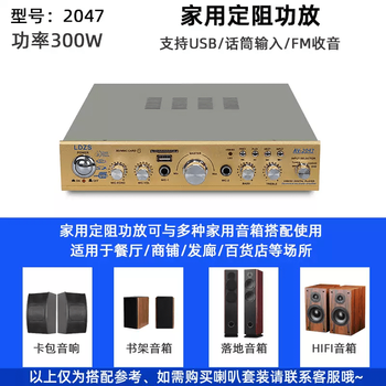 Lossless power amplifier 5.0 cinema high power fever hifi fixed resistance bluetooth audio amplifier 2047