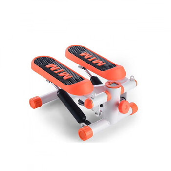 Stepper for women's home in-situ mountain climbing treadmill sports fitness equipment machine hydraulic resistance pedal vibrant orange mini stepper
