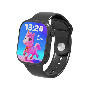 Pepate children's phone watch hd 5g card full network waterproof plug-in card positioning primary school junior high school students teenagers boys and girls smart watch phone watch black