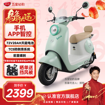 Five-star diamond leopard electric vehicle 72v20ah high power new smart electric motorcycle adult men's and women's two-wheeled battery vehicle g9 seafoam green/oxygen green/alloy white