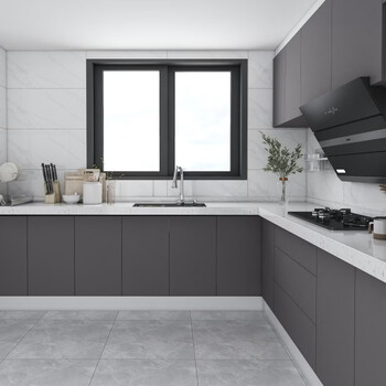 Fantasy zhuhai zhongshan whole house fully customized integrated cabinet wall cabinet kitchen island table stone plate integrated stove cabinet final payment