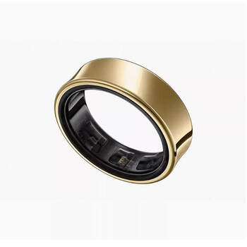 Samsung (samsung) new galaxy ring smart ring waterproof sleep monitoring, heart rate monitoring, sports smart ring, health monitoring around your fingertips, body temperature, snoring, titanium size 7 (diameter 17.3 mm)