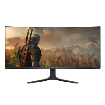 90% new alienware 34-inch curved monitor quasi-4k 165hz 0.1ms innovative quantum dot qd-oled gaming high-brush hairtail screen aw3423dwf